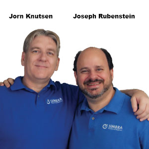 Jorn Knutsen, CEO and Joseph Rubenstein, CTO, UMBRA Technologies